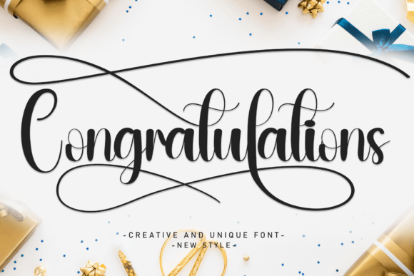 Congratulations Font - Featured Image