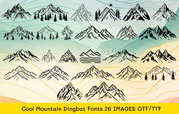 Cool Mountain Font - Featured Image