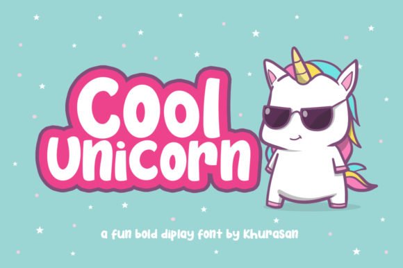 Cool Unicorn Font - Featured Image