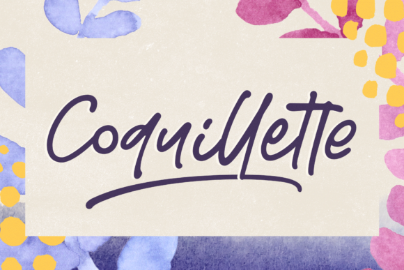 Coquillette Font - Featured Image