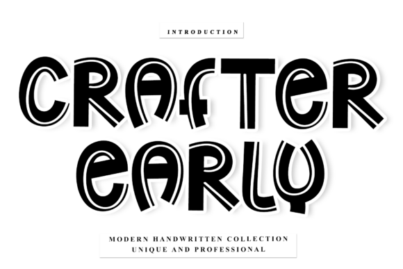 Crafter Early Font - Featured Image