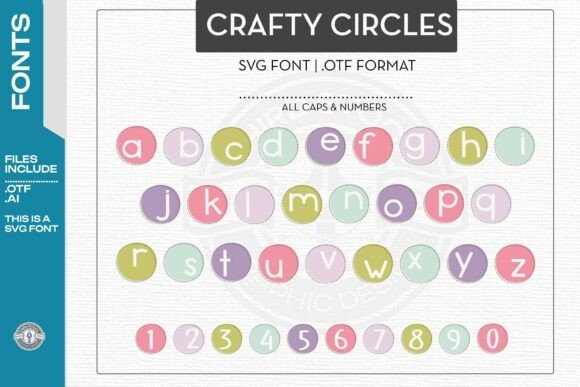 Crafty Circles Font - Featured Image