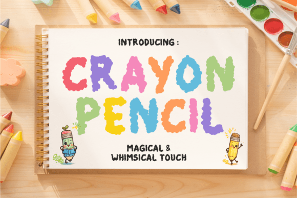 Crayon Pencil Font - Featured Image