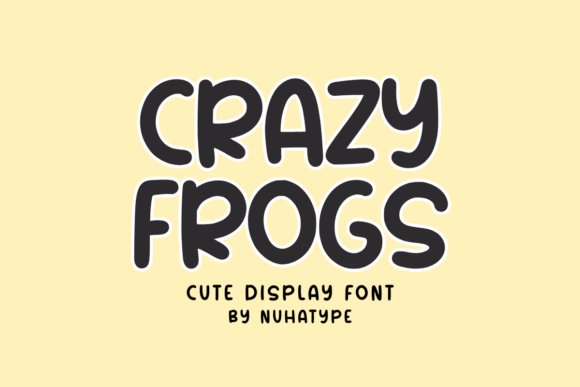 Crazy Frogs Font - Featured Image