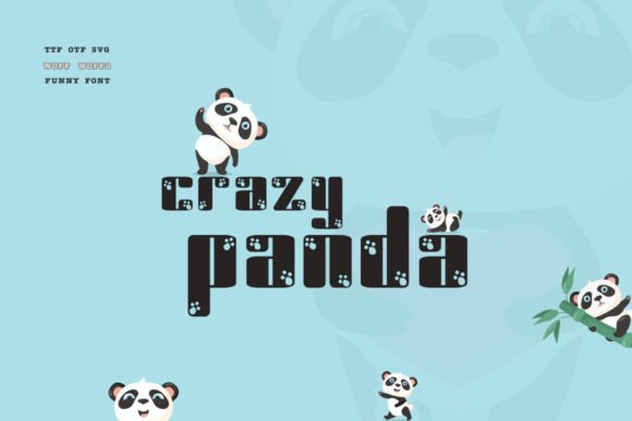 Crazy Panda Font - Featured Image