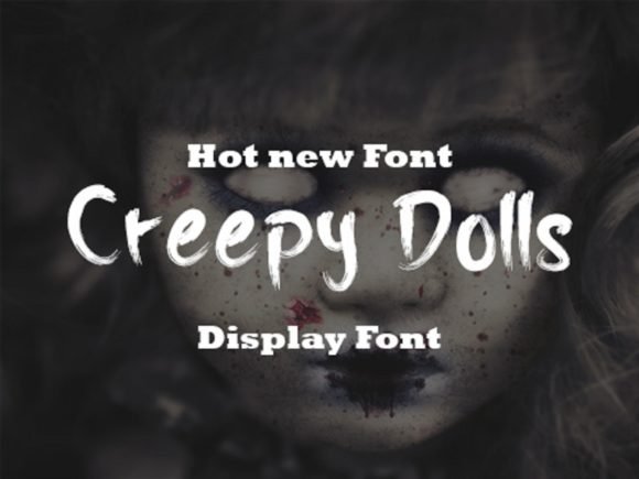 Creepy Dolls Font - Featured Image
