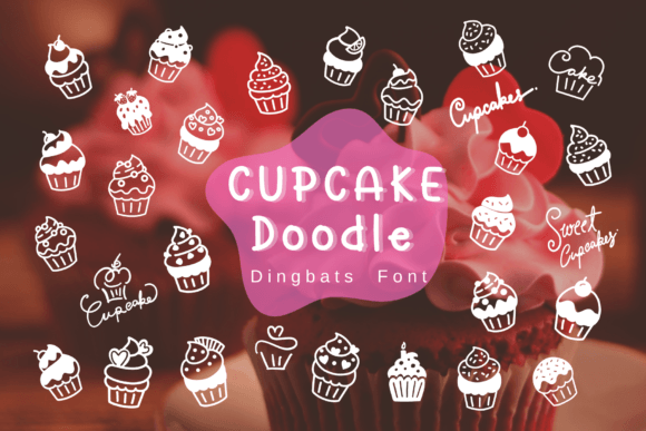 Cupcake Doodle Font - Featured Image