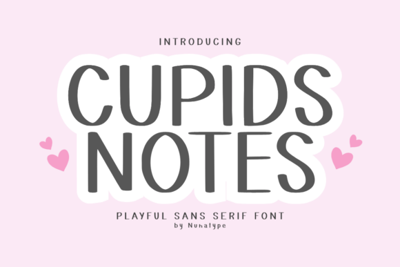 Cupids Notes Font - Featured Image