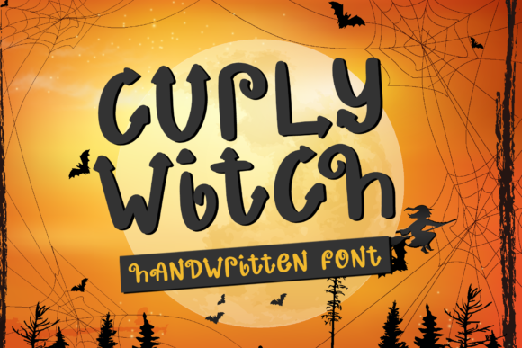 Curly Witch Font - Featured Image