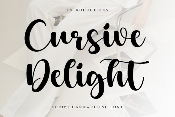 Cursive Delight Font - Featured Image