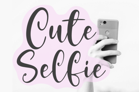 Cute Selfie Font - Featured Image