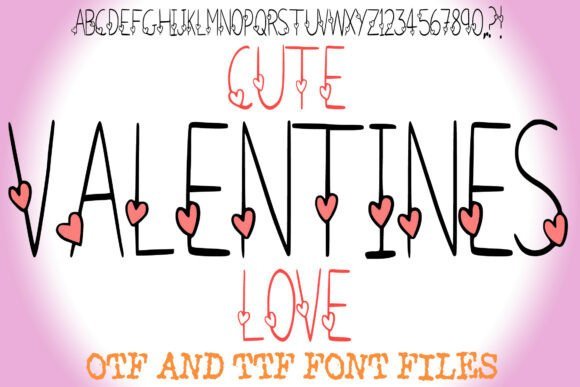 Cute Valentines Love Font - Featured Image