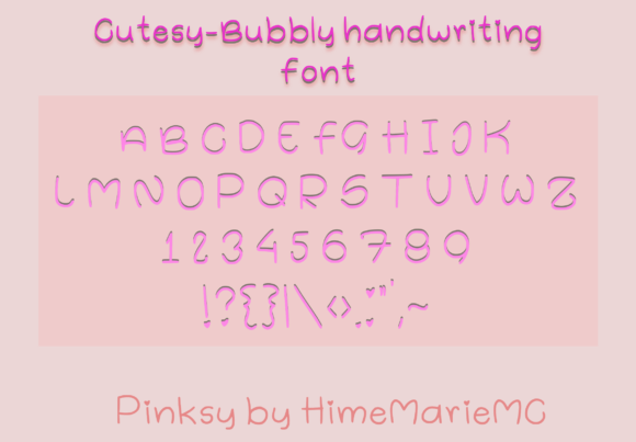Cutesy Bubbly Font - Featured Image