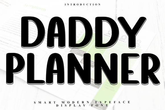 Daddy Planner Font - Featured Image