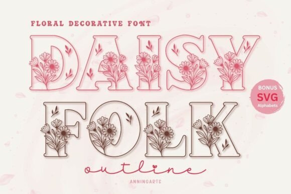 Daisy Folk  Font - Featured Image