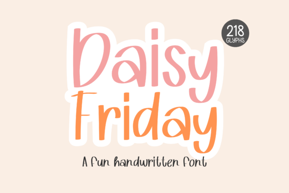 Daisy Friday Font - Featured Image