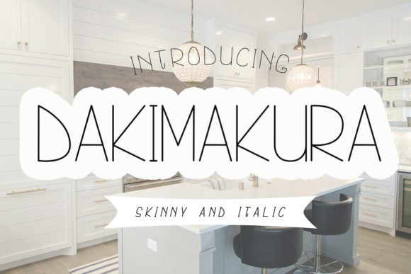 Dakimakura Font - Featured Image