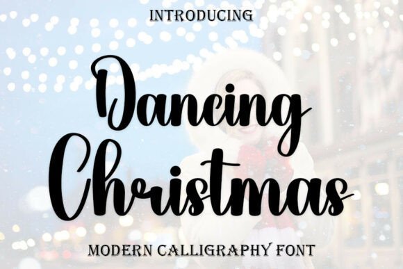 Dancing Christmas Font - Featured Image