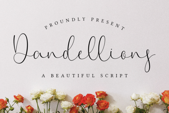 Dandellions Font - Featured Image