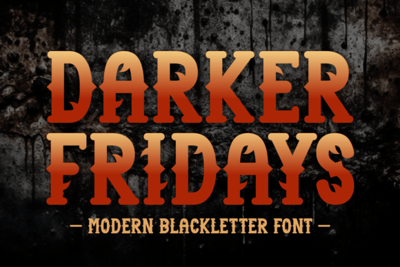 Darker Fridays Font - Featured Image