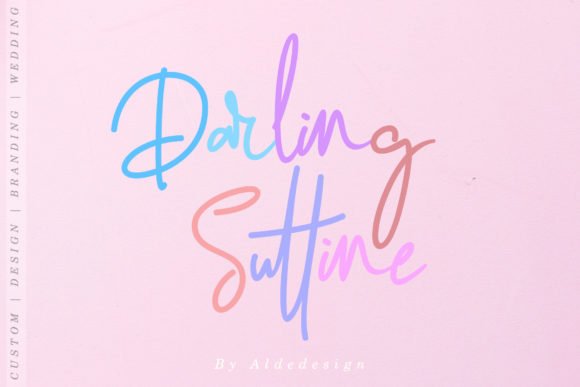 Darling Suttine Font - Featured Image