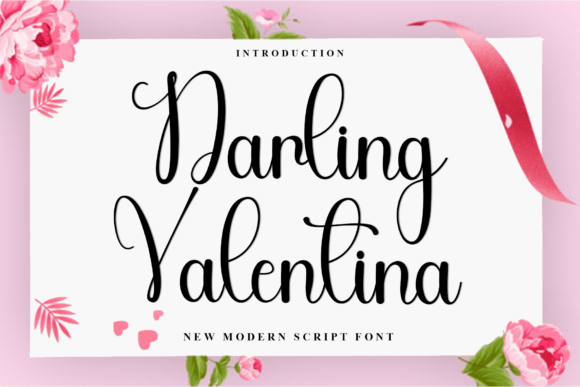 Darling Valentina Font - Featured Image