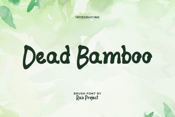 Dead Bamboo Font - Featured Image