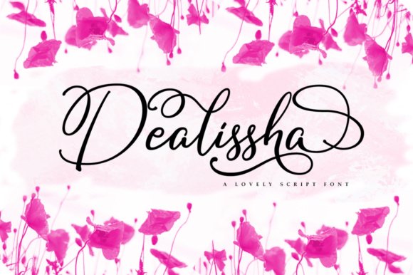 Dealissha Script Font - Featured Image