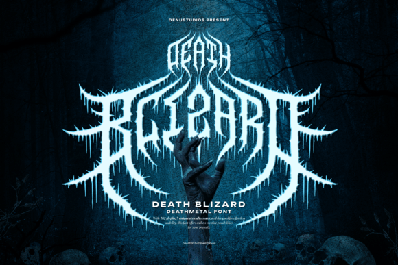 Death Blizard Font - Featured Image