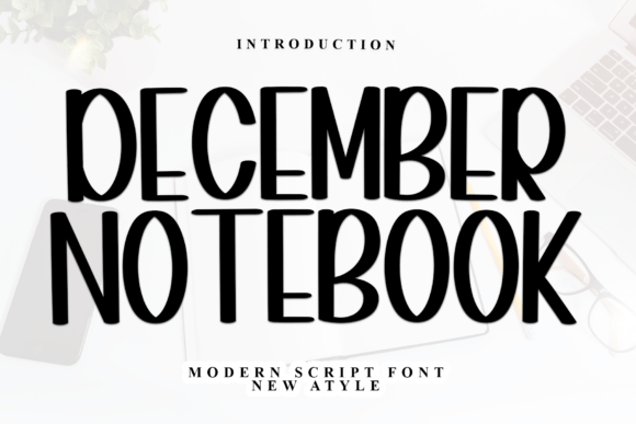 December Notebook Font - Featured Image