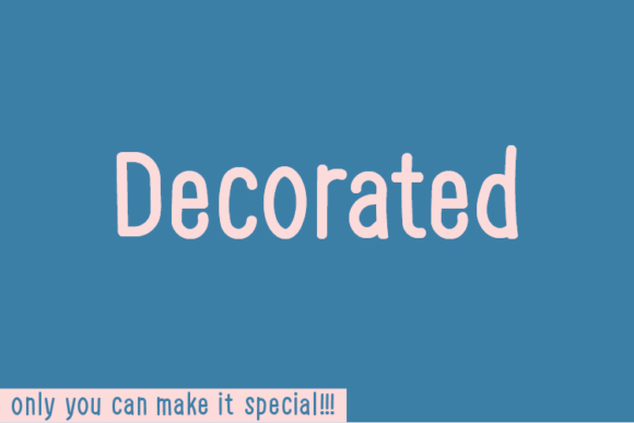 Decorated Font - Featured Image