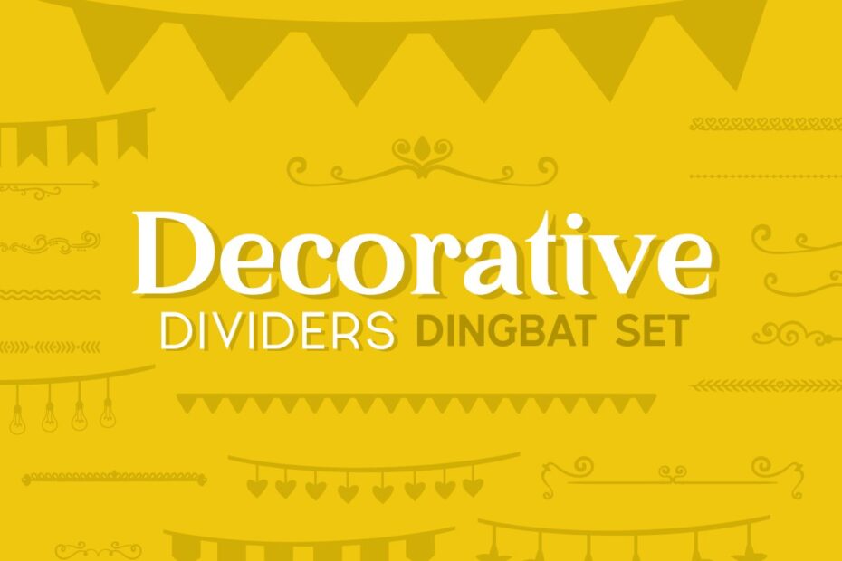 Decorative Dividers Dingbat Set Font - Featured Image