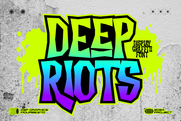 Deep Riots Font - Featured Image