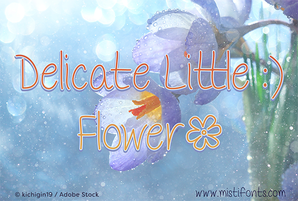 Delicate Little Flower Font - Featured Image