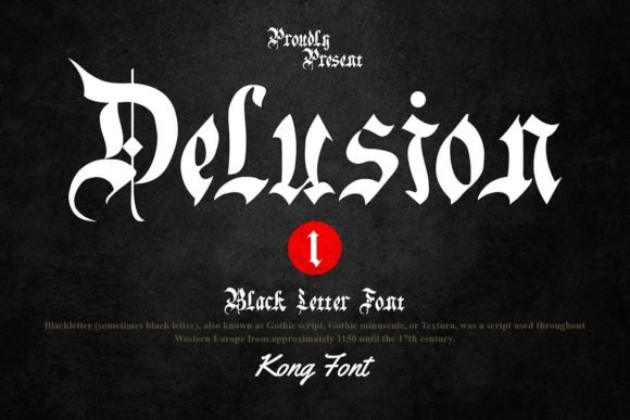 Delusion Font - Featured Image