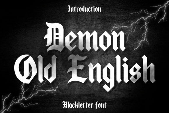 Demon Old English Font - Featured Image