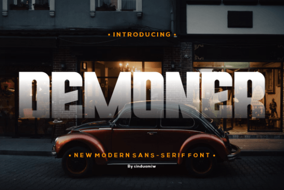 Demoner Font - Featured Image