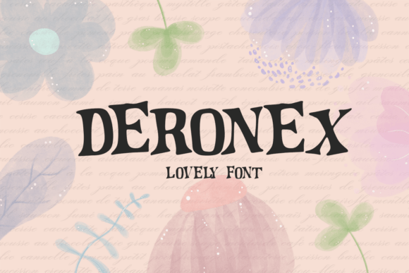 Deronex Font - Featured Image