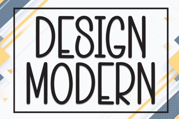 Design Modern Font - Featured Image