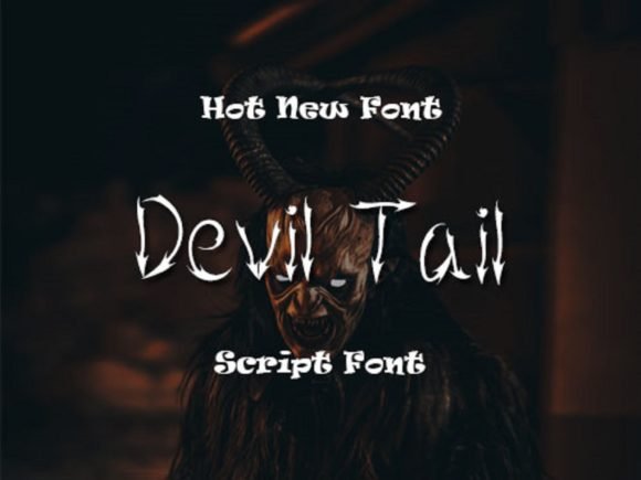 Devil Tail Font - Featured Image