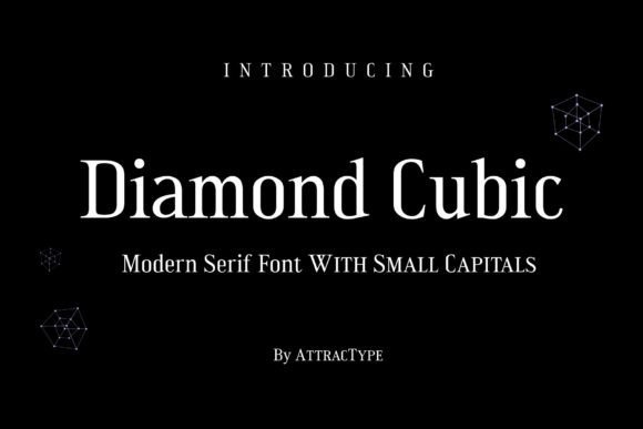 Diamond Cubic Font - Featured Image