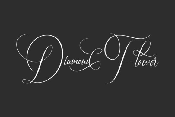 Diamond Flower Font - Featured Image