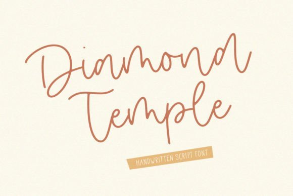 Diamond Temple Font - Featured Image
