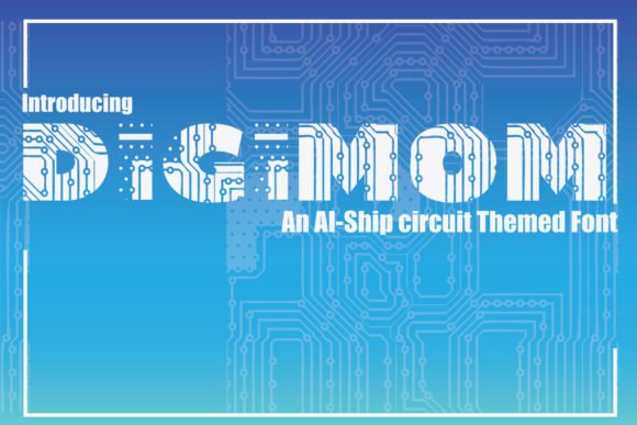 Digimom Font - Featured Image