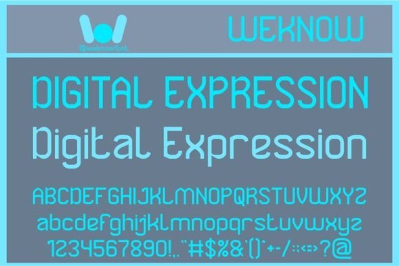 Digital Expression Font - Featured Image