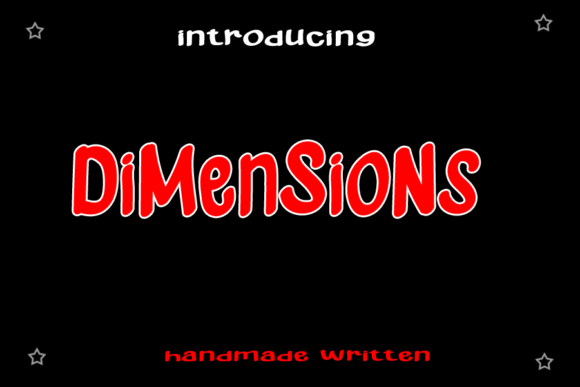 Dimensions Font - Featured Image