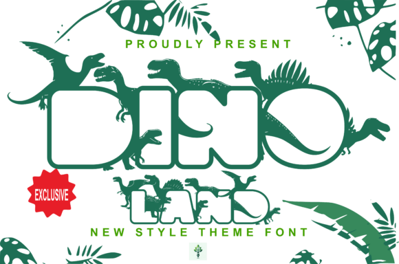 Dino Land Font - Featured Image