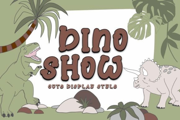 Dino Show Font - Featured Image