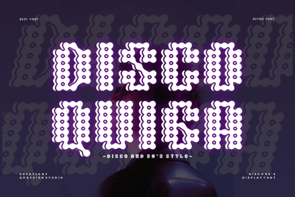 Disco Quiga Font - Featured Image