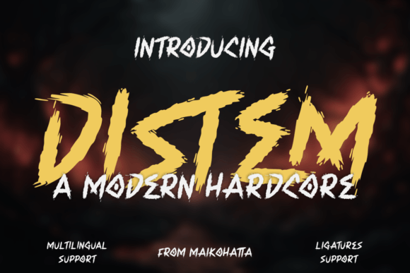 Distem Font - Featured Image